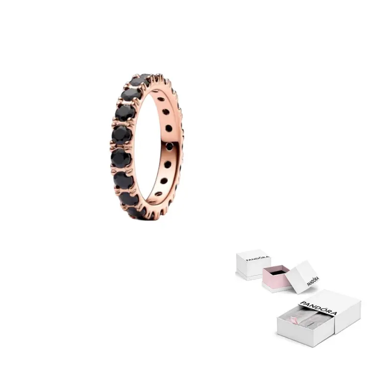 Pandora Медное позолоченное кольцо из серебряного сплава и стекла Women's Black
Pandora Медное позолоченное кольцо из серебряного сплава и стекла Women's Black