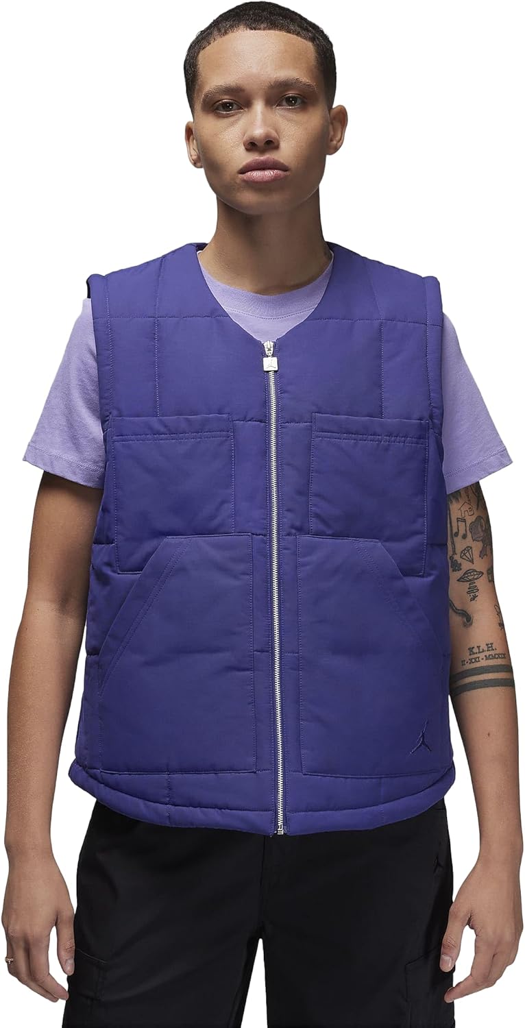 Жилет унисекс Nike Jordan свободного кроя утепленный, фиолетовый
Жилет унисекс Nike Jordan свободного кроя утепленный, фиолетовый