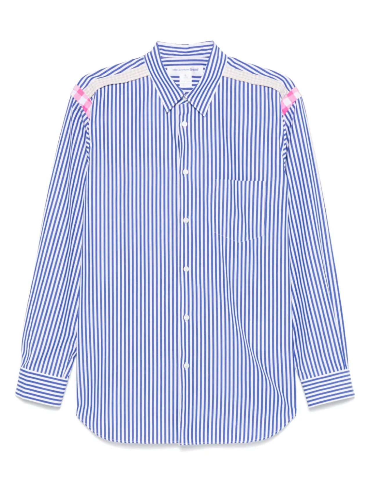Полосатая рубашка Comme Des Garçons Shirt, синий
Полосатая рубашка Comme Des Garçons Shirt, синий