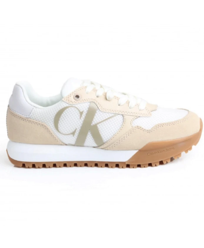 Ретро кроссовки Calvin Klein, бежевый
Ретро кроссовки Calvin Klein, бежевый