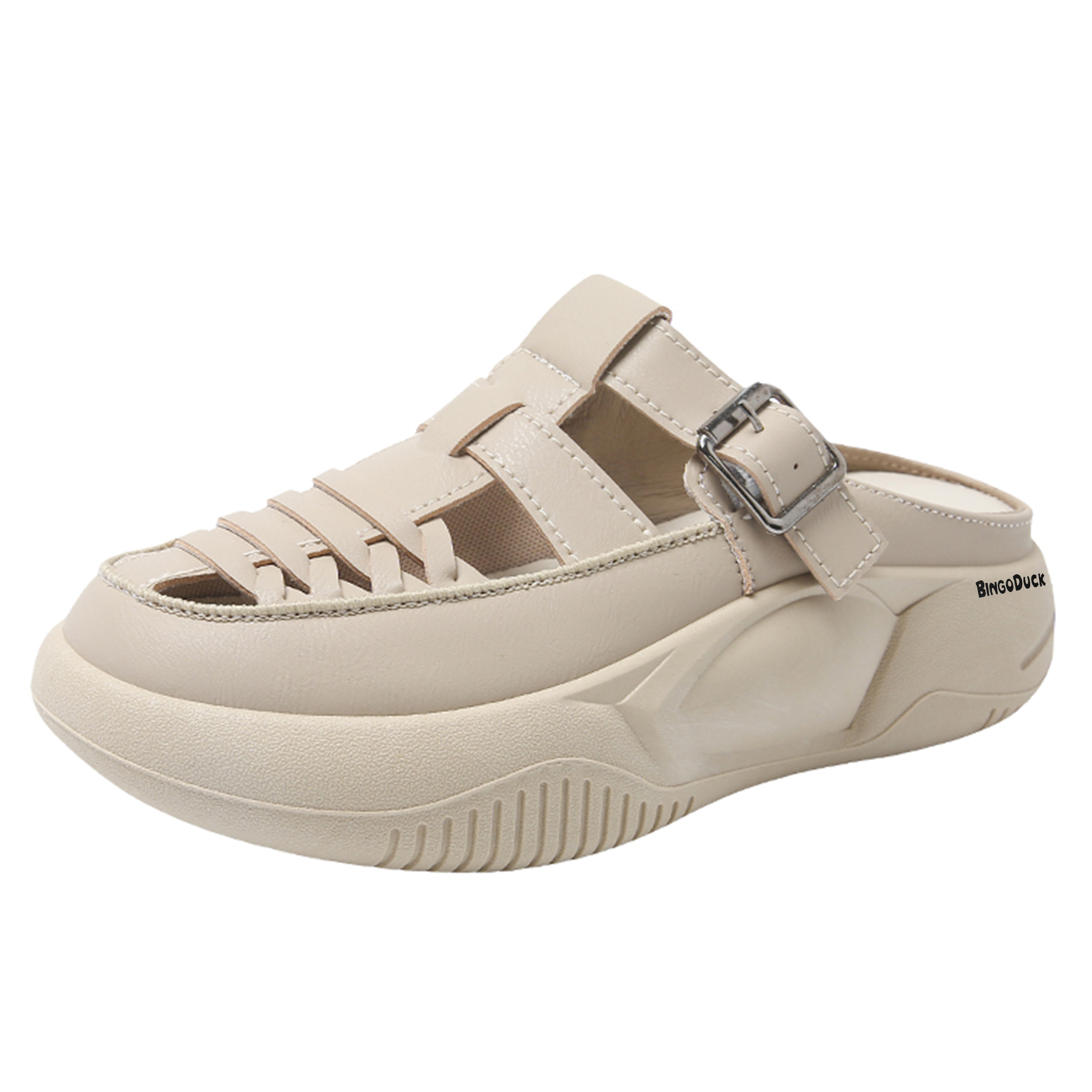 Шлепанцы с закрытым носком женские BINGO DUCK, хаки
Шлепанцы с закрытым носком женские BINGO DUCK, хаки