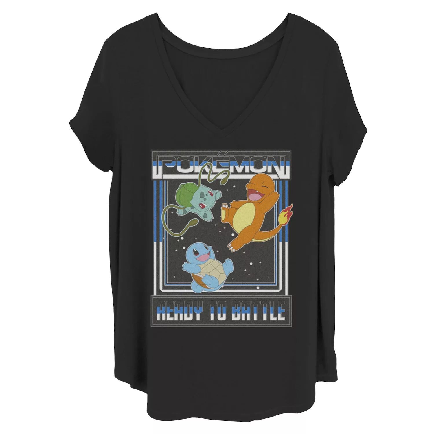 Детская футболка больших размеров с рисунком Nintendo Pokémon Bulbasaur Charmander Squirtle Ready To Battle Licensed Character
Детская футболка больших размеров с рисунком Nintendo Pokémon Bulbasaur Charmander Squirtle Ready To Battle Licensed Character