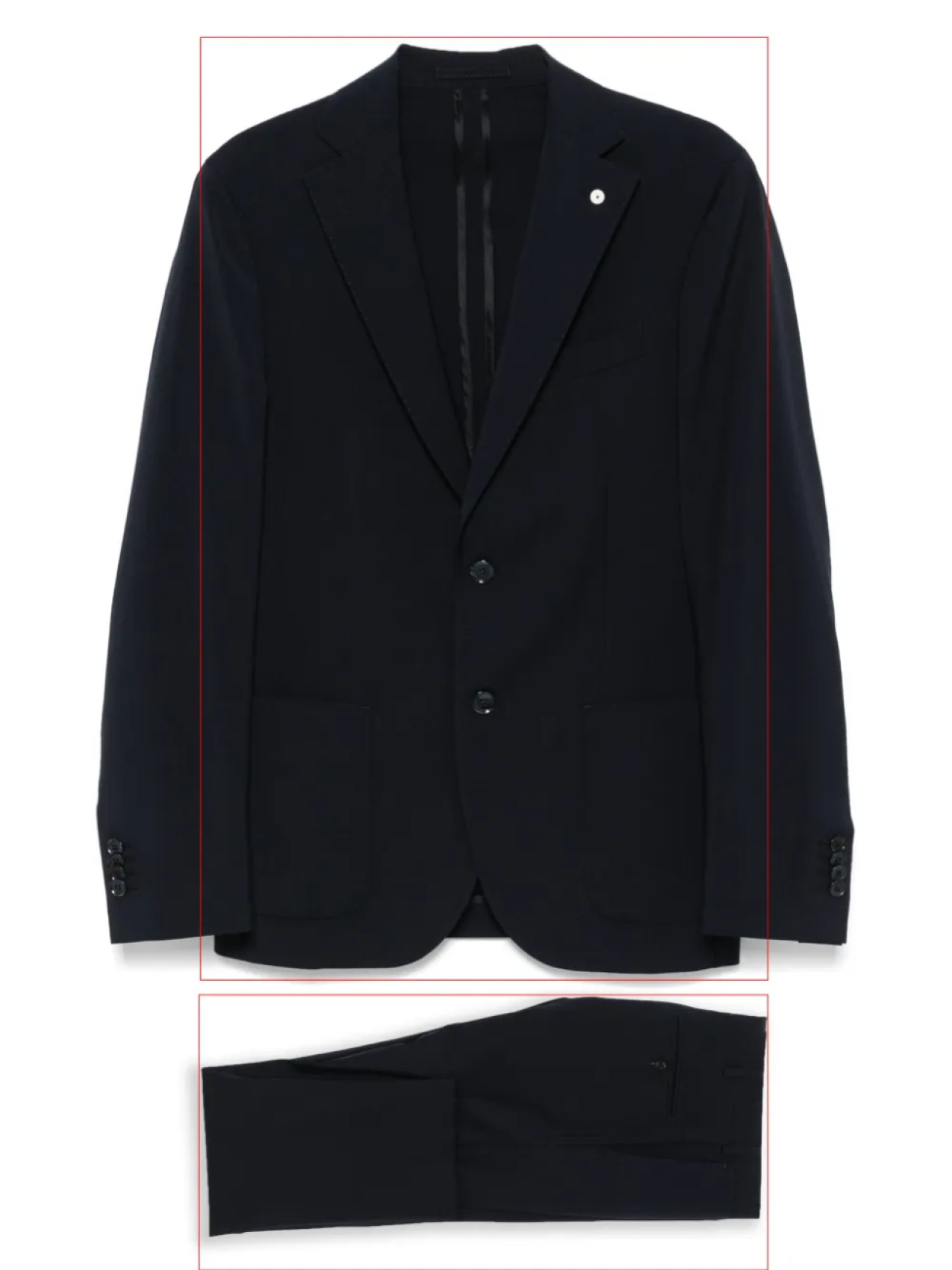 Костюм из натуральной шерсти LUIGI BIANCHI MANTOVA, синий
Костюм из натуральной шерсти LUIGI BIANCHI MANTOVA, синий