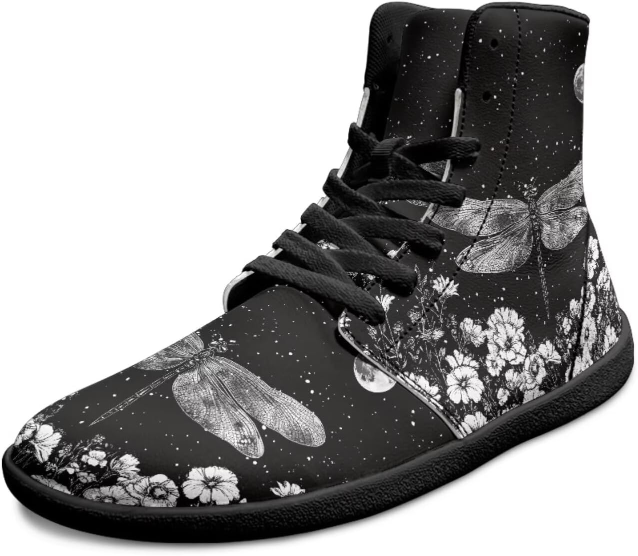 Женские и мужские туфли-бабочки, минималистичные обувь для босоногой ходьбы, кожаные повседневные кроссовки, на высокой платформе, с нулевым перепадом подошвы Chririnla, белый/черный
Женские и мужские туфли-бабочки, минималистичные обувь для босоногой ходьбы, кожаные повседневные кроссовки, на высокой платформе, с нулевым перепадом подошвы Chririnla, белый/черный