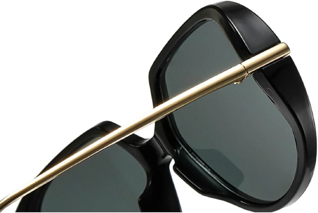 Большие солнцезащитные очки-пилот для женщин и мужчин, винтажные солнцезащитные очки в крупной оправе, солнцезащитные очки-щитки для мужчин в стиле панк mincl, Tea
Большие солнцезащитные очки-пилот для женщин и мужчин, винтажные солнцезащитные очки в крупной оправе, солнцезащитные очки-щитки для мужчин в стиле панк mincl, Tea