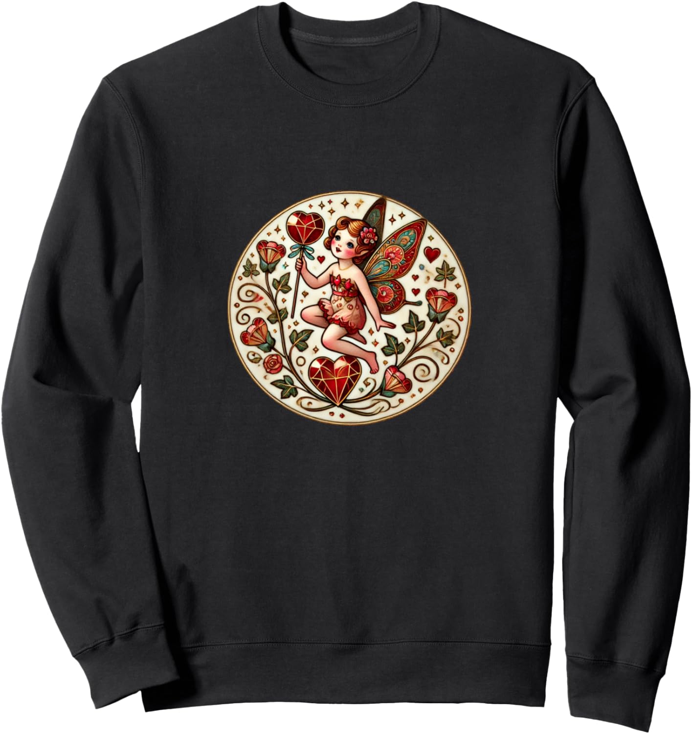 Толстовка с изображением феи ко Дню святого Валентина Vintage Valentines Lover Bubb, черный
Толстовка с изображением феи ко Дню святого Валентина Vintage Valentines Lover Bubb, черный