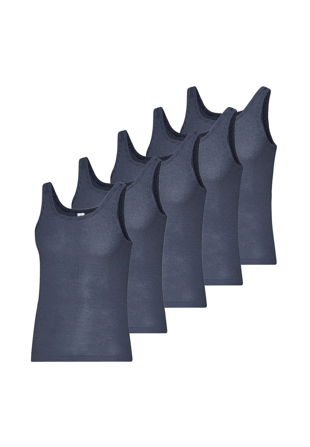 Нижняя рубашка/майка, упаковка из 5 шт, тонкие полоски в рубчик ESGE, морской
Нижняя рубашка/майка, упаковка из 5 шт, тонкие полоски в рубчик ESGE, морской