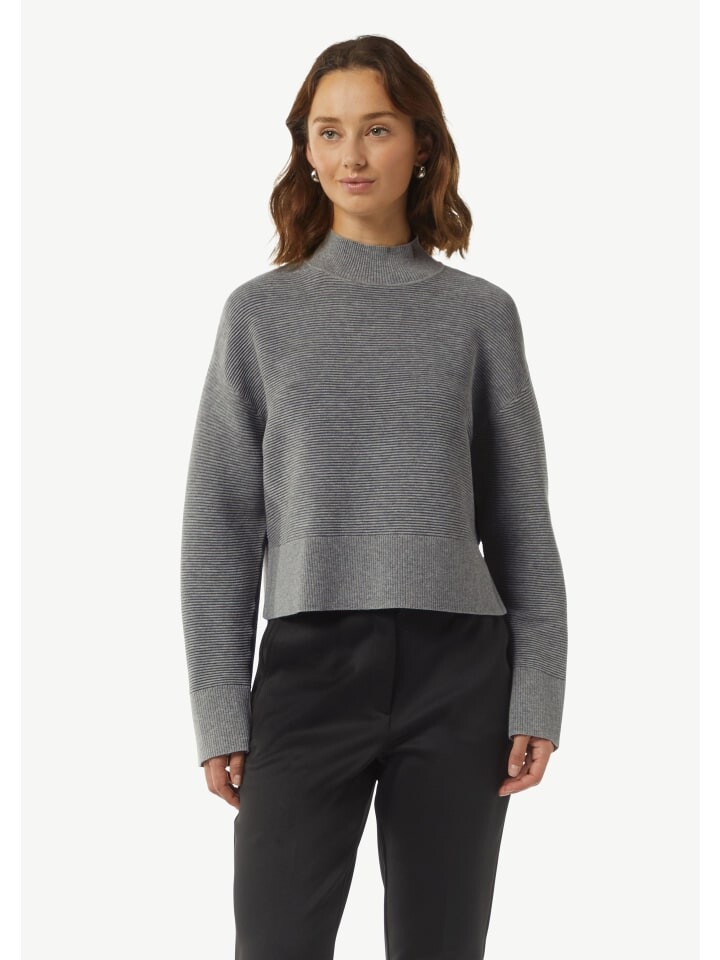 Пуловер comma Strickpullover langarm, серый
Пуловер comma Strickpullover langarm, серый
