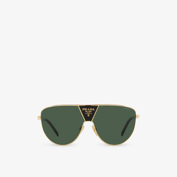 Солнцезащитные очки PR 69ZS в металлической оправе Prada, желтый
Солнцезащитные очки PR 69ZS в металлической оправе Prada, желтый