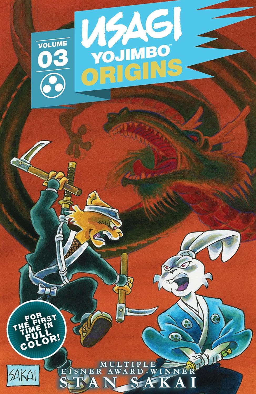 Usagi Yojimbo Origins, Vol. 3: The Dragon Bellow Conspiracy (IDW Publishing)
Usagi Yojimbo Origins, Vol. 3: The Dragon Bellow Conspiracy (IDW Publishing)