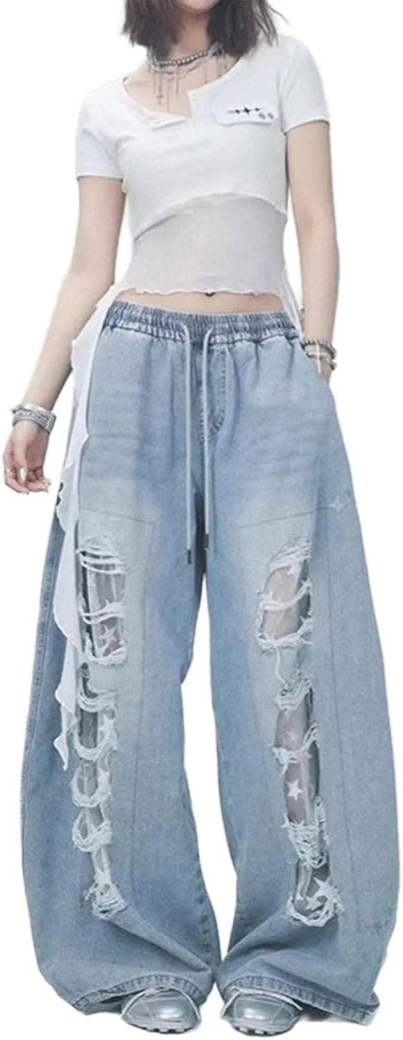 Джинсы Barrel с потертостями и аппликацией Star
Джинсы Barrel с потертостями и аппликацией Star