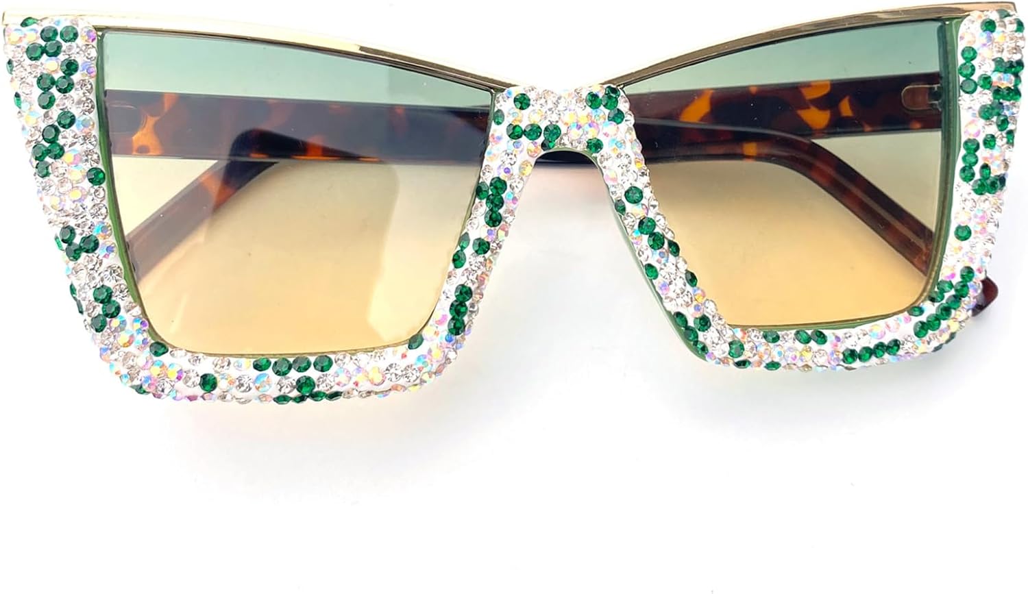 Женские солнцезащитные очки в полуободковой квадратной оправе со стразами, роскошные большие очки, женские солнцезащитные очки «кошачий глаз» с кристаллами, защита от ультрафиолета UV400 mincl, Green
Женские солнцезащитные очки в полуободковой квадратной оправе со стразами, роскошные большие очки, женские солнцезащитные очки «кошачий глаз» с кристаллами, защита от ультрафиолета UV400 mincl, Green