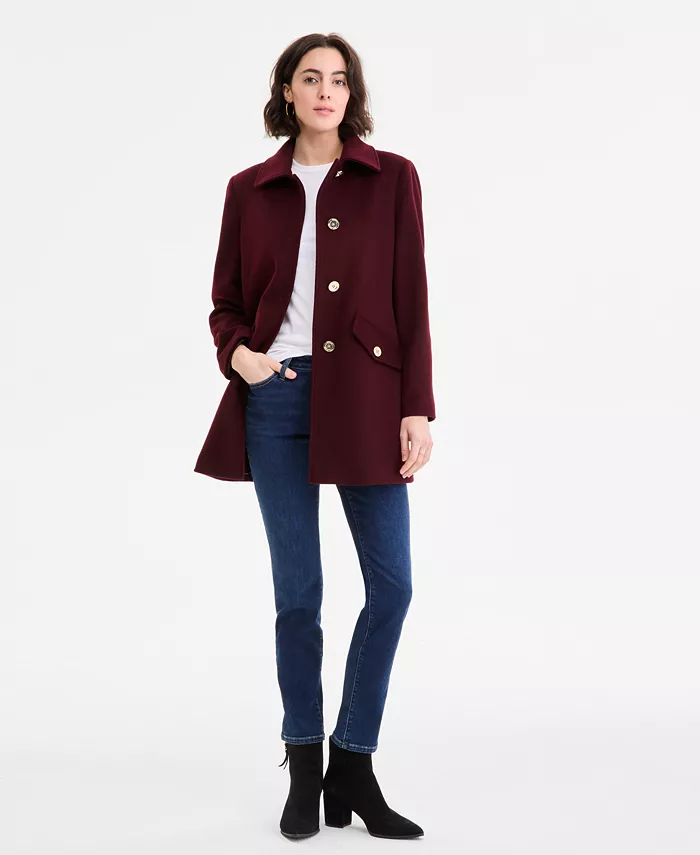 Женское пальто с воротником и пуговицами спереди Michael Kors, красный
Женское пальто с воротником и пуговицами спереди Michael Kors, красный