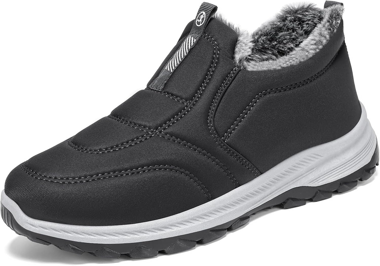 Мужские зимние ботинки Ptnwcf с меховой подкладкой, легкие, без шнуровки, теплые ботинки до щиколотки с противоскользящей подошвой для прогулок, работы и отдыха на улице, серый
Мужские зимние ботинки Ptnwcf с меховой подкладкой, легкие, без шнуровки, теплые ботинки до щиколотки с противоскользящей подошвой для прогулок, работы и отдыха на улице, серый