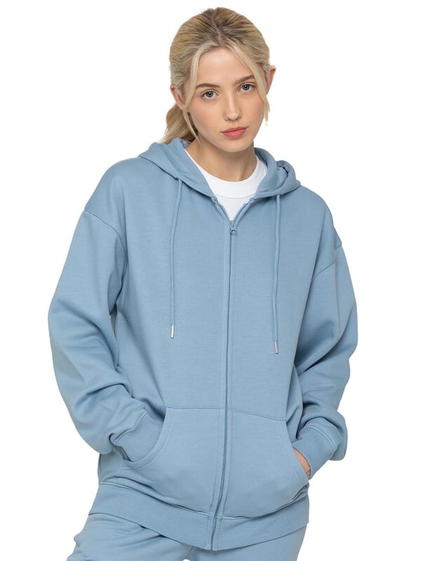 Женская толстовка на молнии оверсайз Enzo, синий
Женская толстовка на молнии оверсайз Enzo, синий