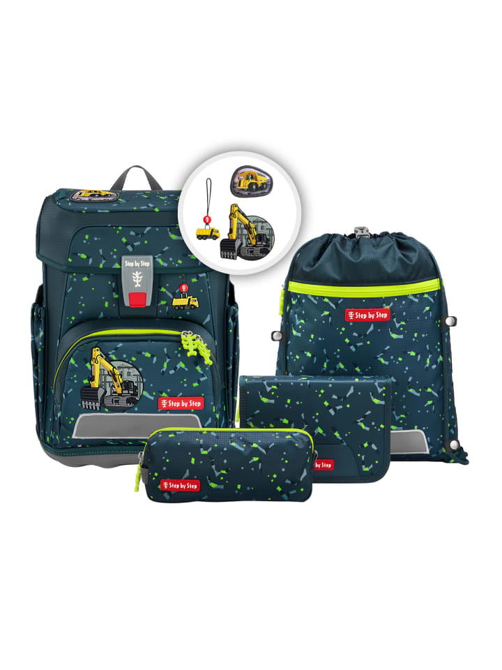 Step by Step Набор рюкзаков для начальной школы CLOUD "Bagger Rocco" из 5 предметов, зеленый
Step by Step Набор рюкзаков для начальной школы CLOUD "Bagger Rocco" из 5 предметов, зеленый