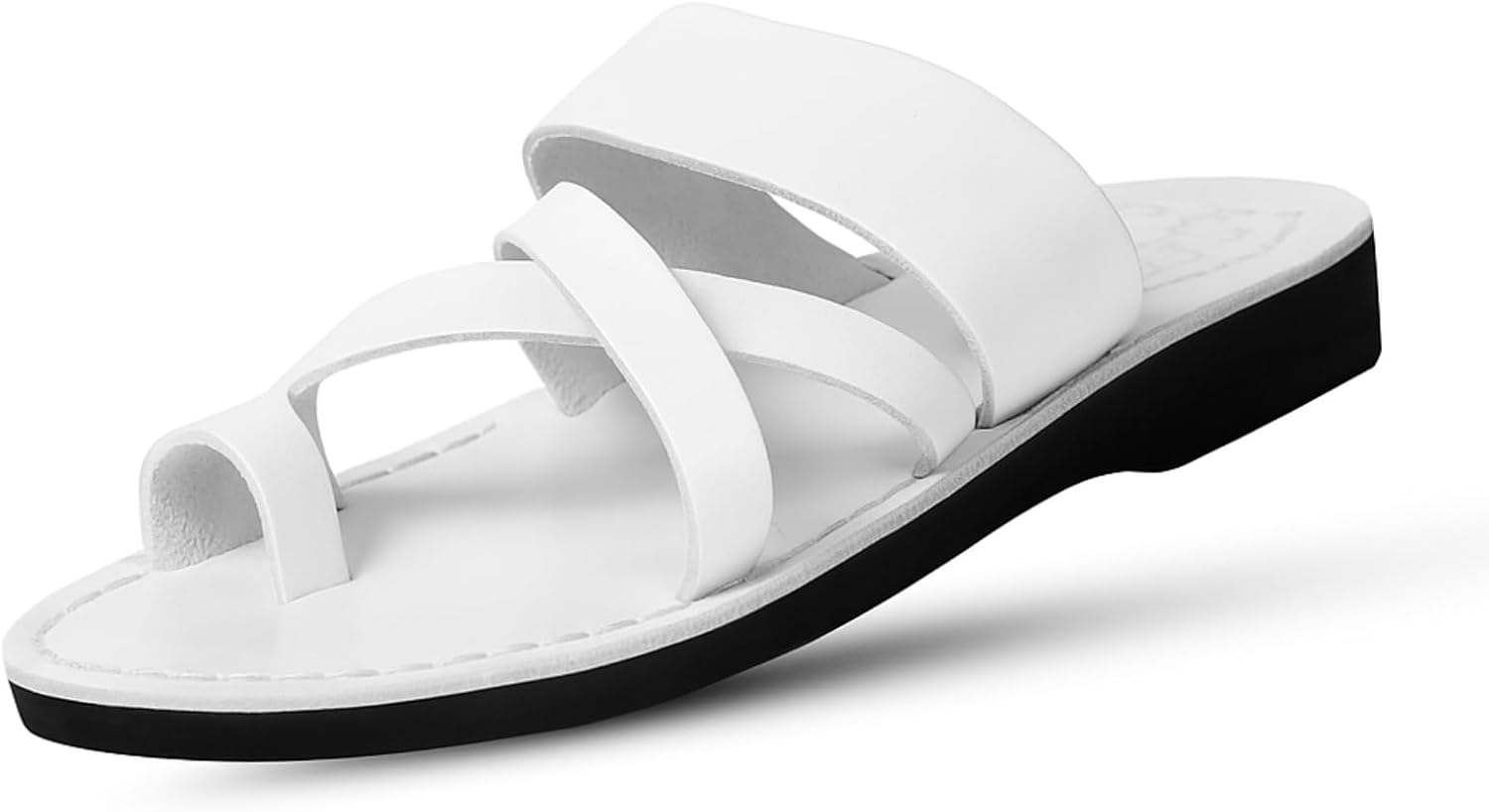 Мужские/женские кожаные библейские сандалии/шлепанцы из Иерусалима (Пастушье поле II) Holy Land Market, белый
Мужские/женские кожаные библейские сандалии/шлепанцы из Иерусалима (Пастушье поле II) Holy Land Market, белый