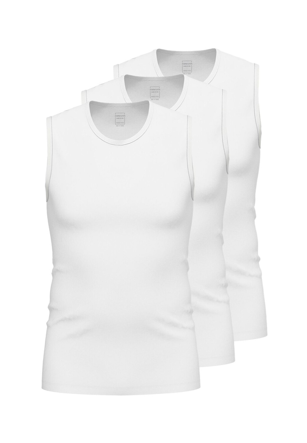 Майка/майка, 3 шт. Close to you AMMANN, белый
Майка/майка, 3 шт. Close to you AMMANN, белый