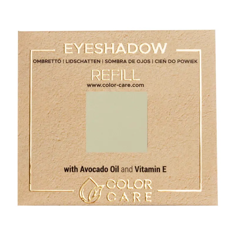 Матовые веганские тени для век - 021 оливковый Color Care Matte - Green, 2 гр 
Матовые веганские тени для век - 021 оливковый Color Care Matte - Green, 2 гр