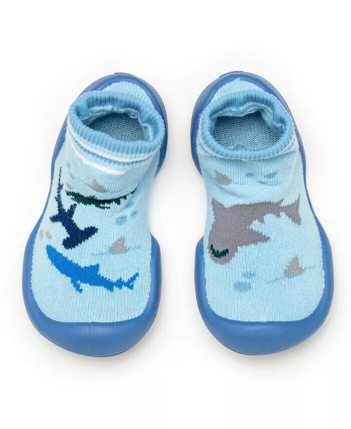 Носки для первой прогулки для маленьких мальчиков, майка с изображением акулы Komuello, синий
Носки для первой прогулки для маленьких мальчиков, майка с изображением акулы Komuello, синий