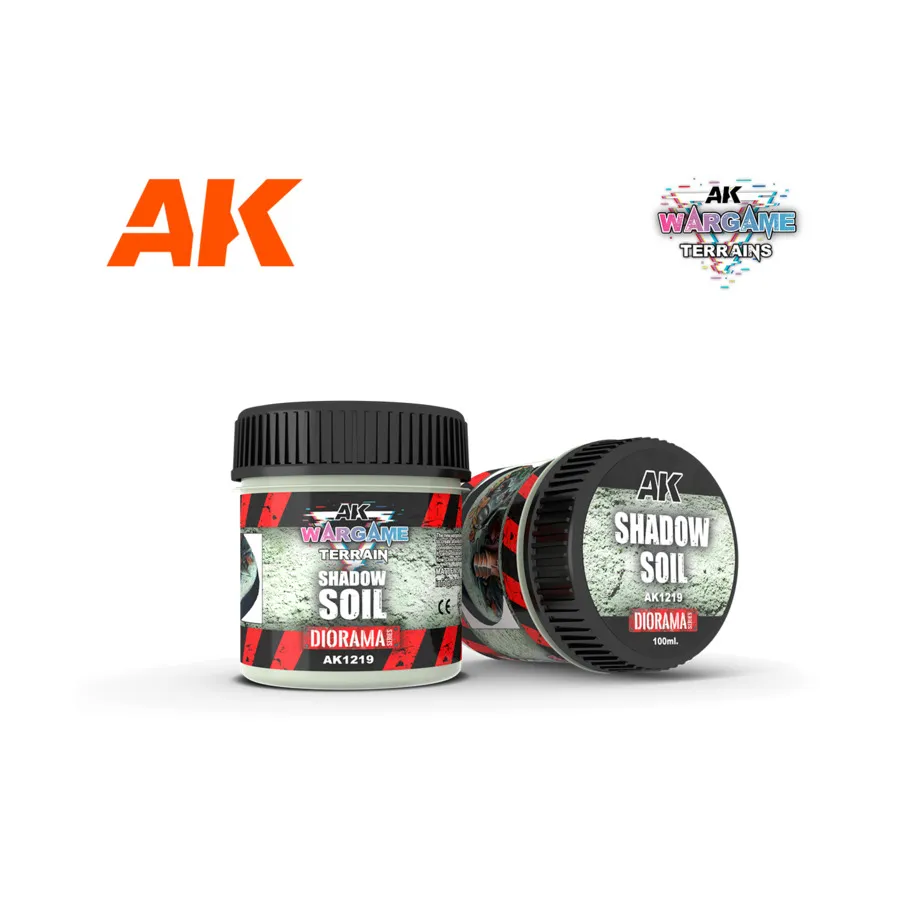 Wargame Terrain — Shadow Soil, AK Wargame Battle Grounds - Diorama Terrains & Enamel Liquid Pigments
Wargame Terrain — Shadow Soil, AK Wargame Battle Grounds - Diorama Terrains & Enamel Liquid Pigments