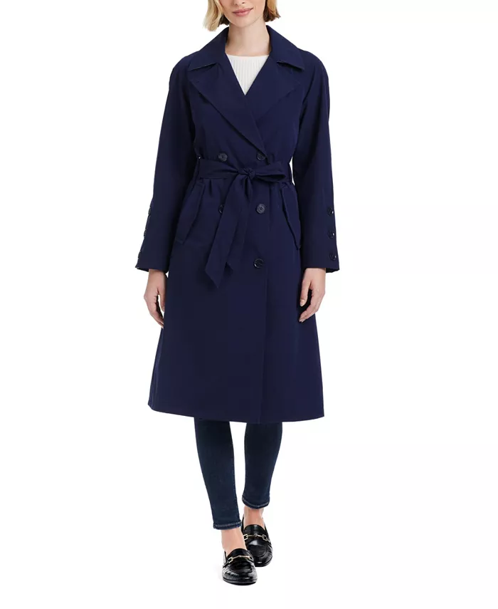 Женское длинное двубортное пальто тренч Kate Spade New York, синий
Женское длинное двубортное пальто тренч Kate Spade New York, синий