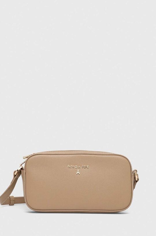 Кожаная сумка Patrizia Pepe, коричневый
Кожаная сумка Patrizia Pepe, коричневый