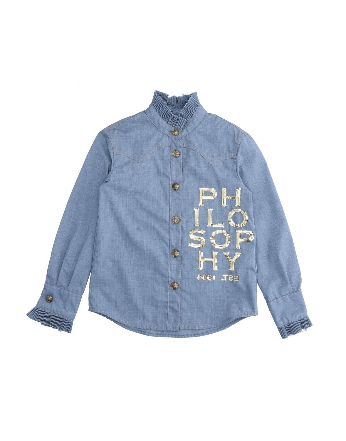 Рубашка Philosophy Di Lorenzo Serafini, синий
Рубашка Philosophy Di Lorenzo Serafini, синий