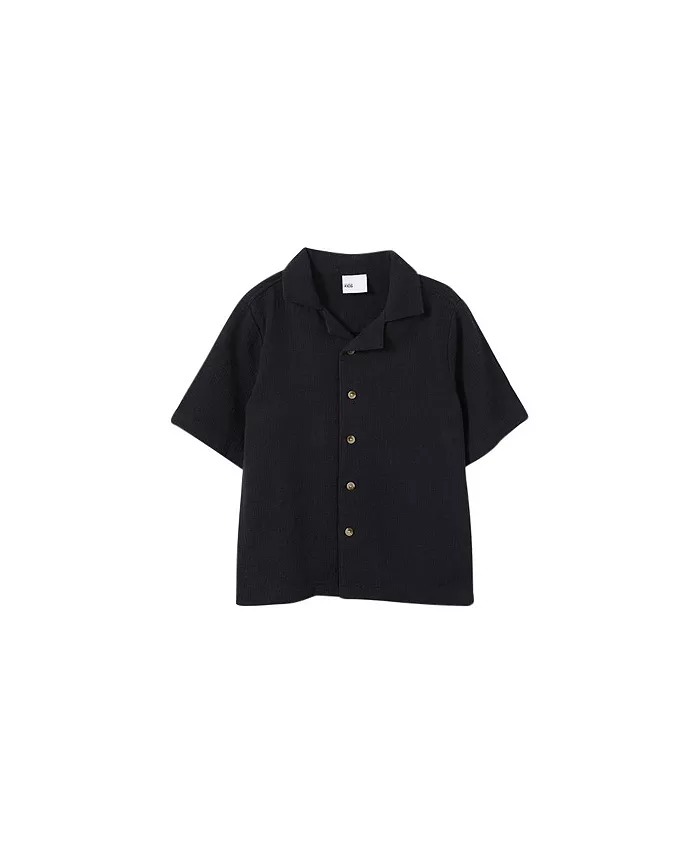 Рубашка Cabana с коротким рукавом для маленьких мальчиков COTTON ON, черный
Рубашка Cabana с коротким рукавом для маленьких мальчиков COTTON ON, черный