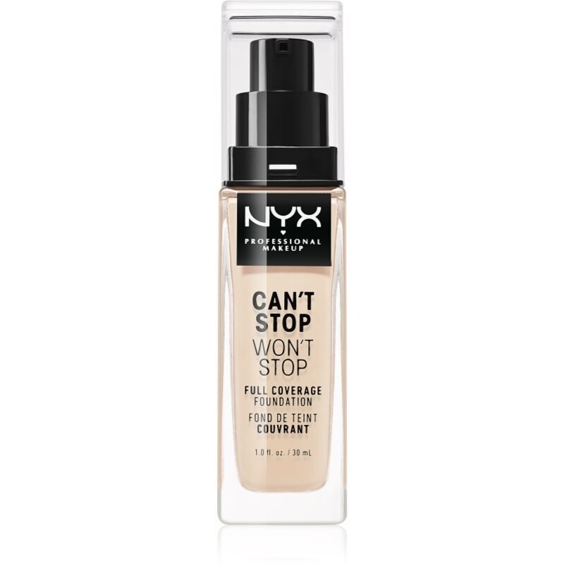 NYX Professional Makeup Can't Stop Won't Stop Full Coverage Foundation тональное средство с плотным покрытием оттенка 1,5 Fair, 30 мл Inna Marka
NYX Professional Makeup Can't Stop Won't Stop Full Coverage Foundation тональное средство с плотным покрытием оттенка 1,5 Fair, 30 мл Inna Marka