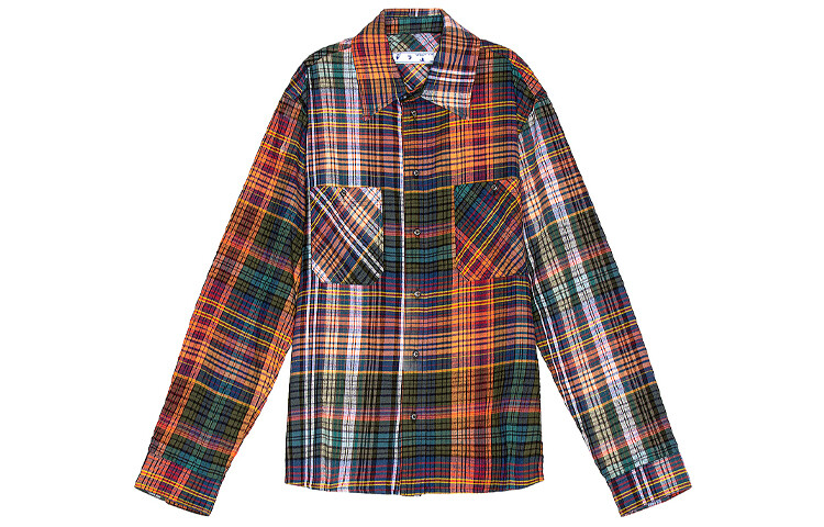 Рубашка с принтом стрелок Off-White, оранжевый/черный
Рубашка с принтом стрелок Off-White, оранжевый/черный