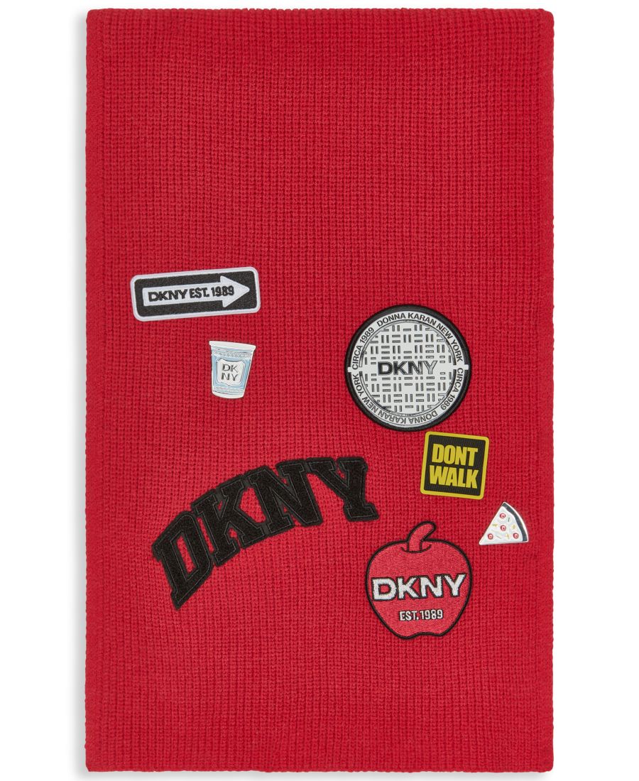 Женский шарф с нашивками NYC DKNY, Crimson
Женский шарф с нашивками NYC DKNY, Crimson