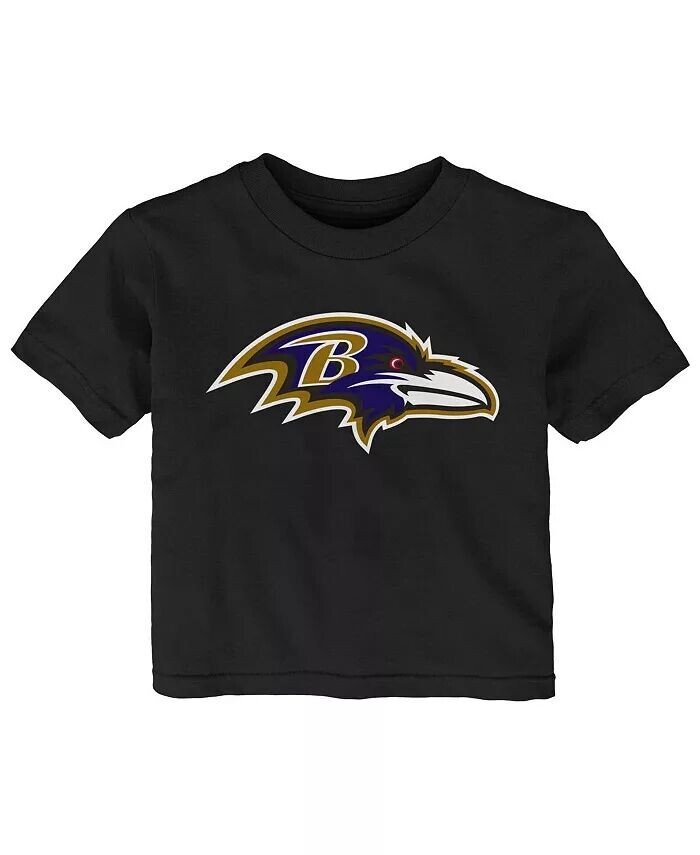 Черная футболка с основным логотипом Baltimore Ravens для мальчиков и девочек для младенцев Outerstuff
Черная футболка с основным логотипом Baltimore Ravens для мальчиков и девочек для младенцев Outerstuff