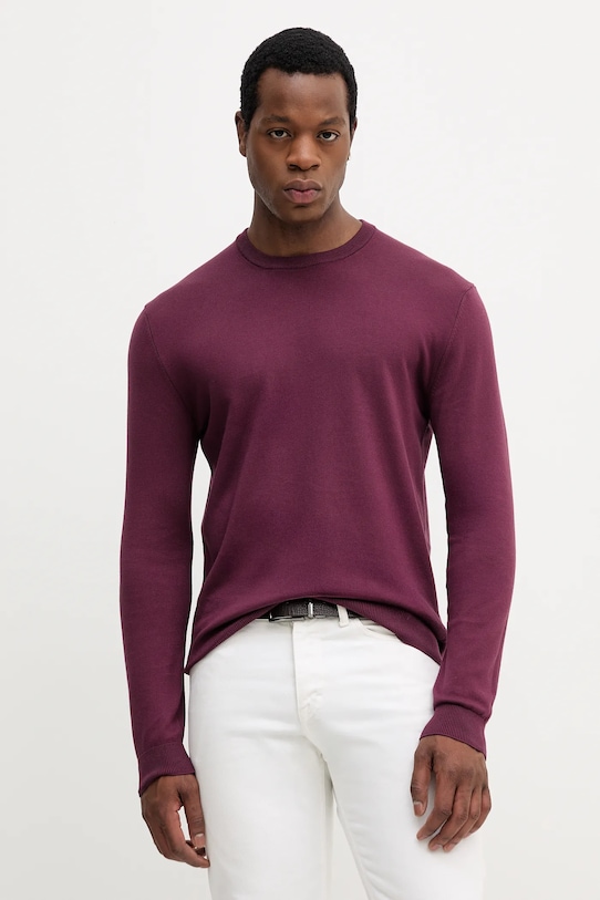 Хлопковый свитер United Colors Of Benetton, бордовый
Хлопковый свитер United Colors Of Benetton, бордовый