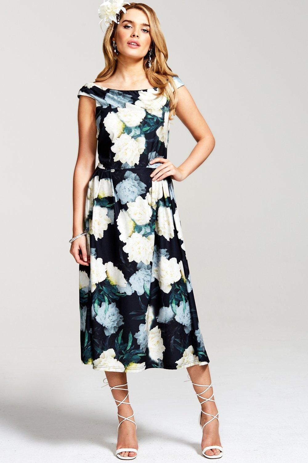 Чайное платье длины миди Hot Squash, белый
Чайное платье длины миди Hot Squash, белый