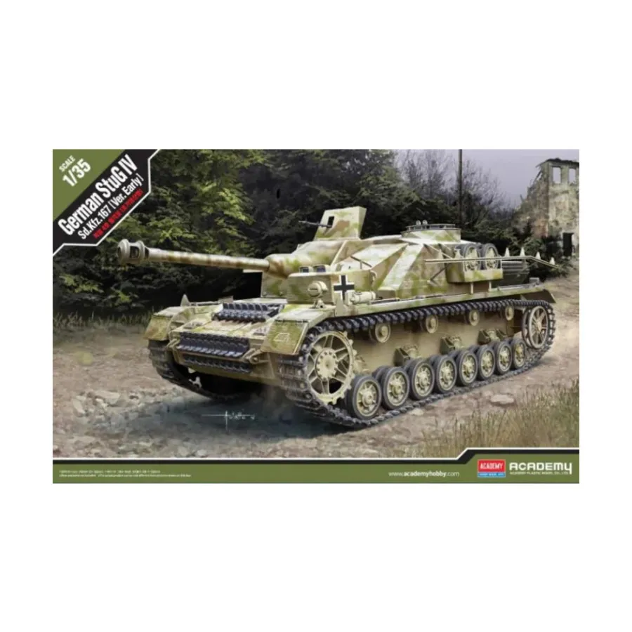 Немецкий StuG IV Sd.Kfz.167 Ранняя версия, Military Model Kits (1:35) (Academy Hobby)
Немецкий StuG IV Sd.Kfz.167 Ранняя версия, Military Model Kits (1:35) (Academy Hobby)