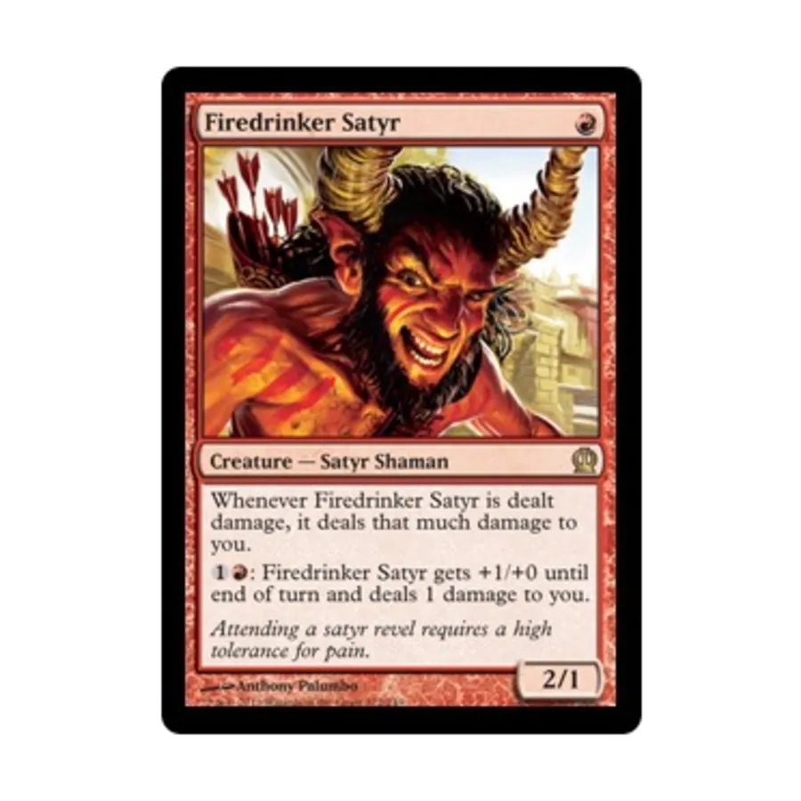 CCG Сатир-огнепитьец (клавиша R), MTG - Theros
CCG Сатир-огнепитьец (клавиша R), MTG - Theros