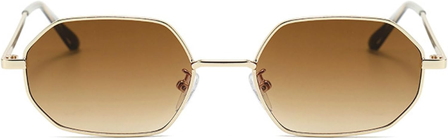 Мужские солнцезащитные очки с многоугольной оправой малого размера, женские винтажные солнцезащитные очки с металлической оправой, модные прямоугольные солнцезащитные очки 2025 года mincl, Gradient Brown
Мужские солнцезащитные очки с многоугольной оправой малого размера, женские винтажные солнцезащитные очки с металлической оправой, модные прямоугольные солнцезащитные очки 2025 года mincl, Gradient Brown