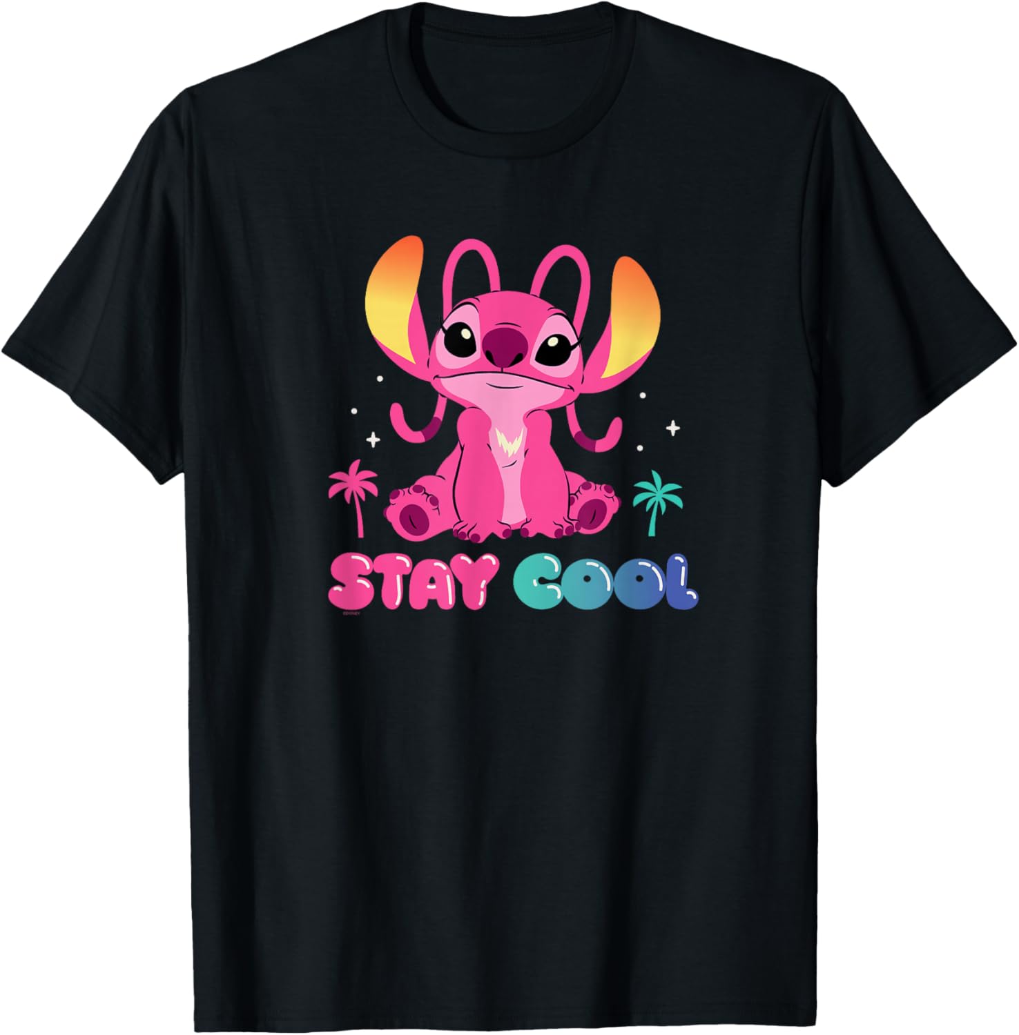Футболка Disney Angel Stay Cool Bubble Letter, черная
Футболка Disney Angel Stay Cool Bubble Letter, черная