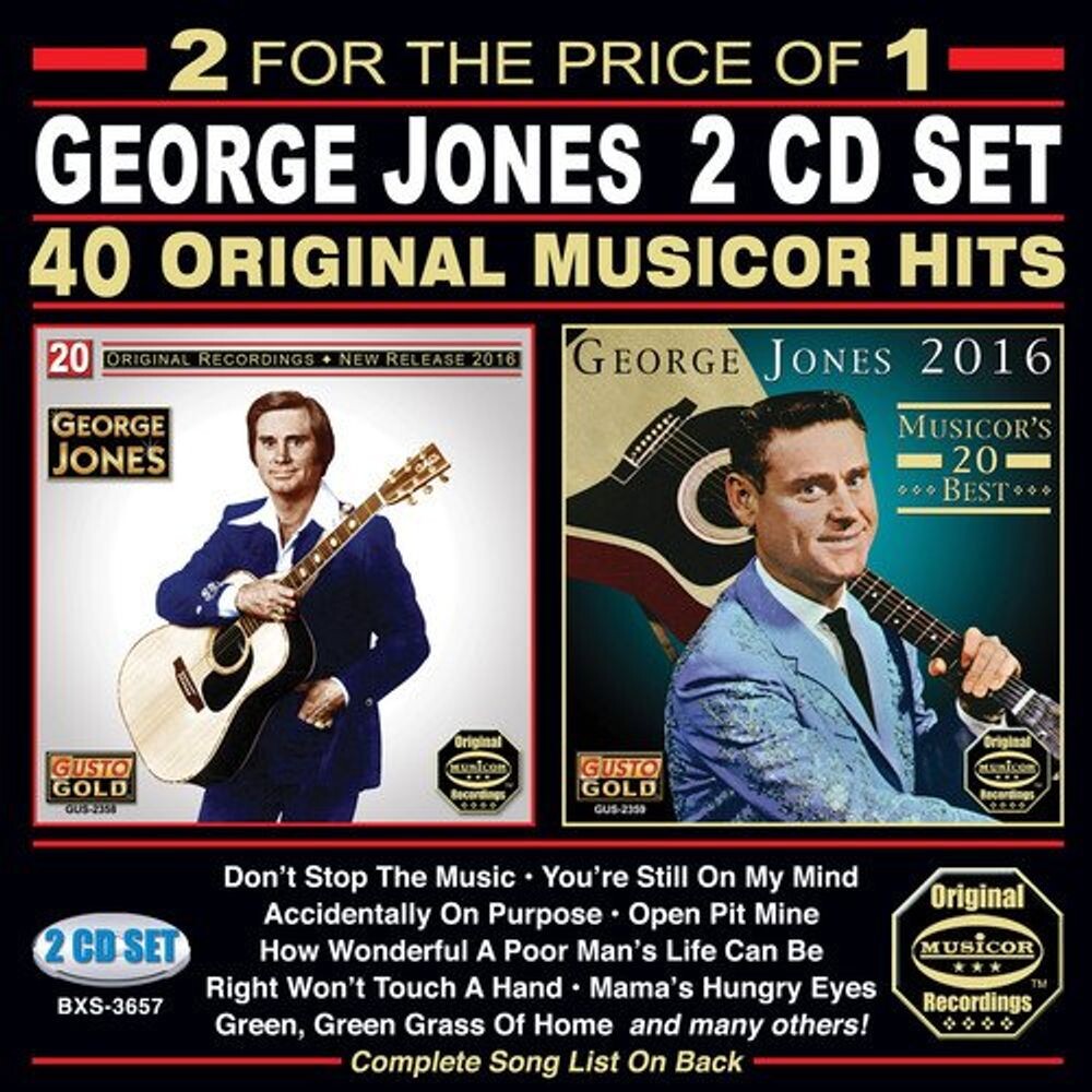 Диск CD 40 Original Musicor Hits - George Jones
Диск CD 40 Original Musicor Hits - George Jones
