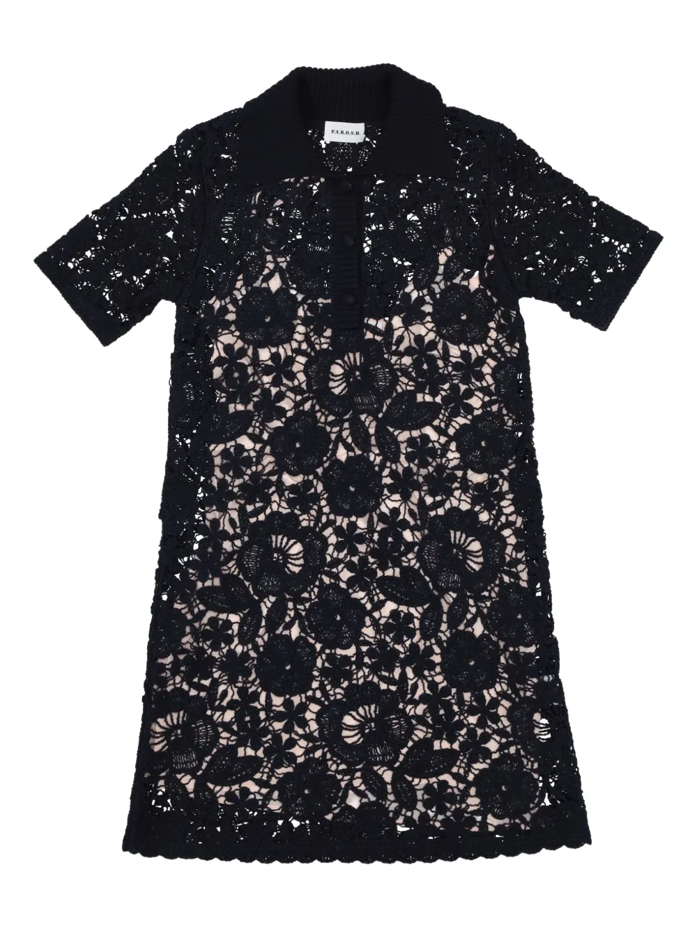 Платье с цветочной вышивкой P.A.R.O.S.H., синий
Платье с цветочной вышивкой P.A.R.O.S.H., синий