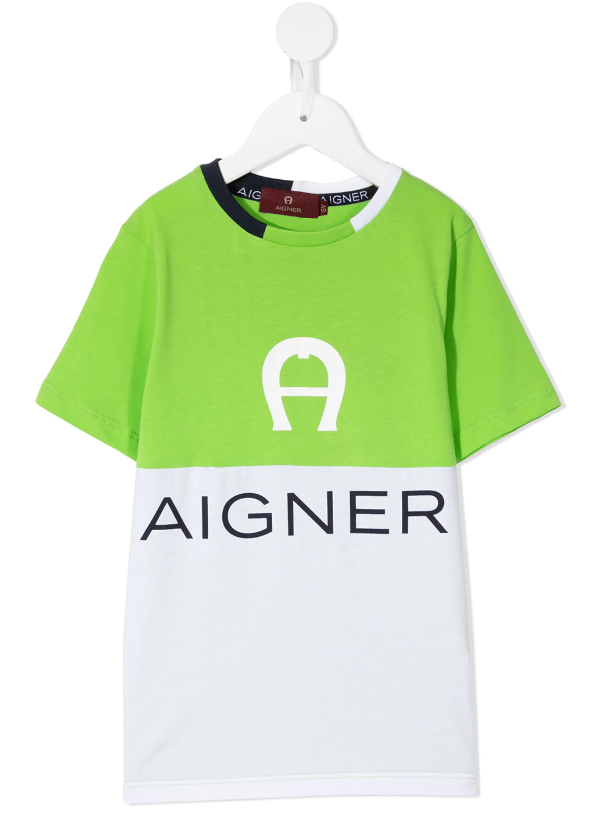 Двухцветная футболка Aigner Kids, зеленый
Двухцветная футболка Aigner Kids, зеленый