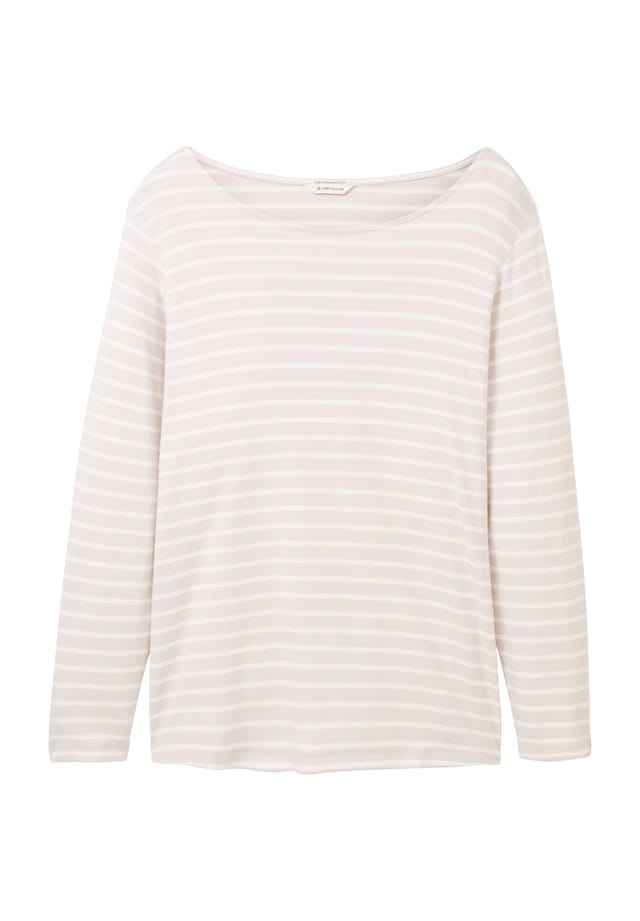 Рубашка с длинными рукавами вырезом-лодочкой и полосками Tom Tailor Plus, серый
Рубашка с длинными рукавами вырезом-лодочкой и полосками Tom Tailor Plus, серый