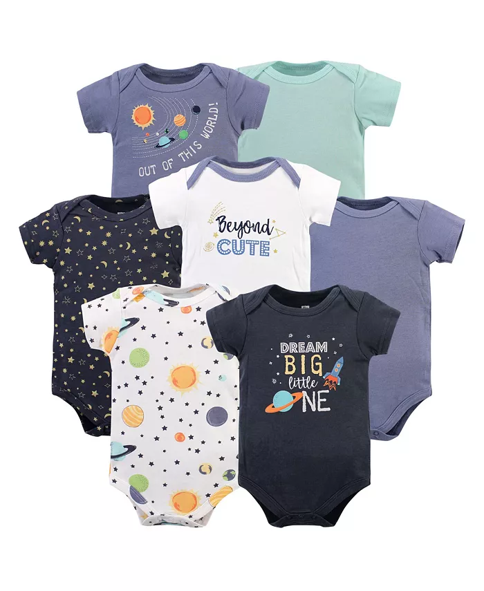 Боди для мальчиков из хлопка, 7 штук Hudson Baby, синий
Боди для мальчиков из хлопка, 7 штук Hudson Baby, синий