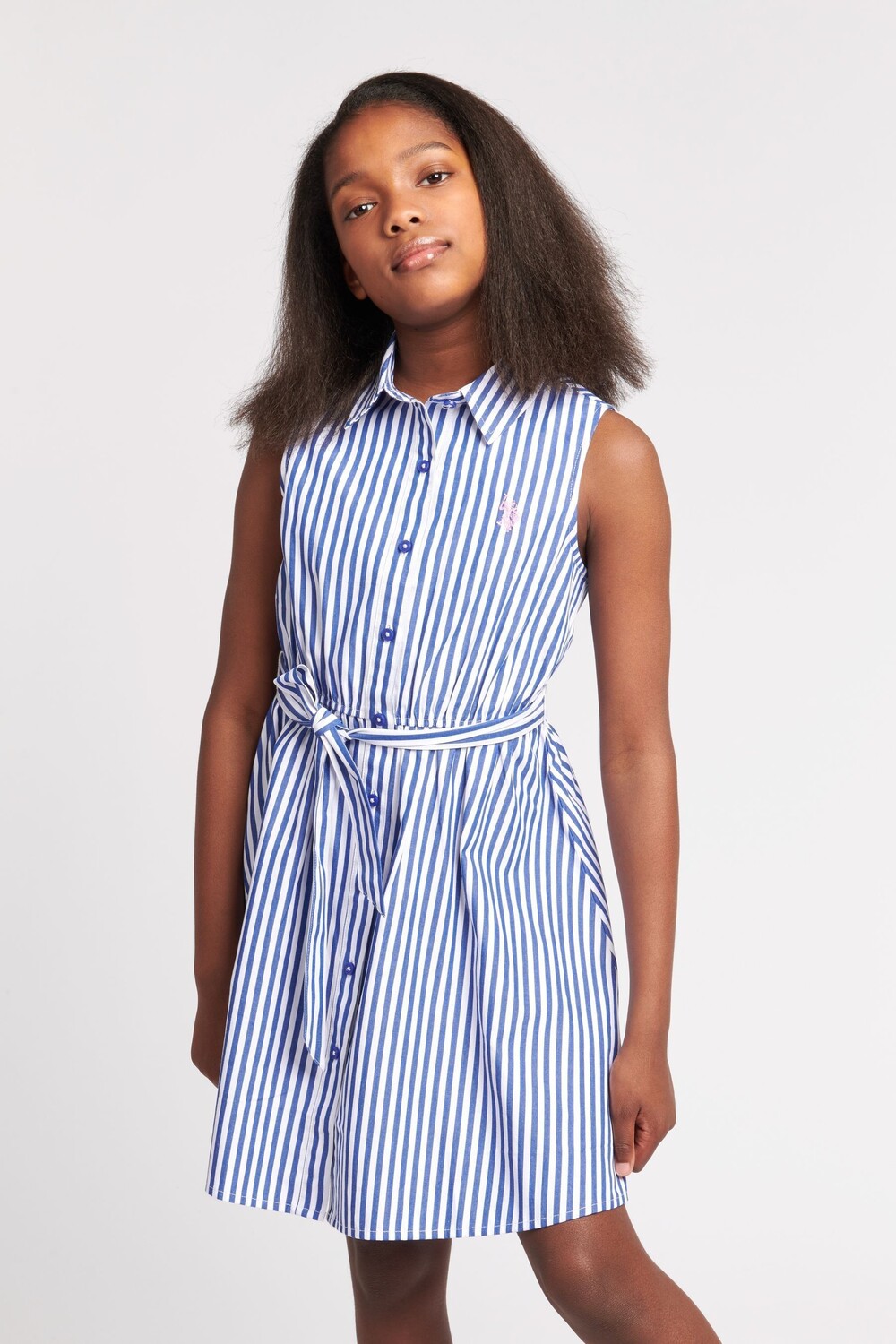 Платье без рукавов в голубую полоску для девочек U.S. Polo Assn, синий
Платье без рукавов в голубую полоску для девочек U.S. Polo Assn, синий