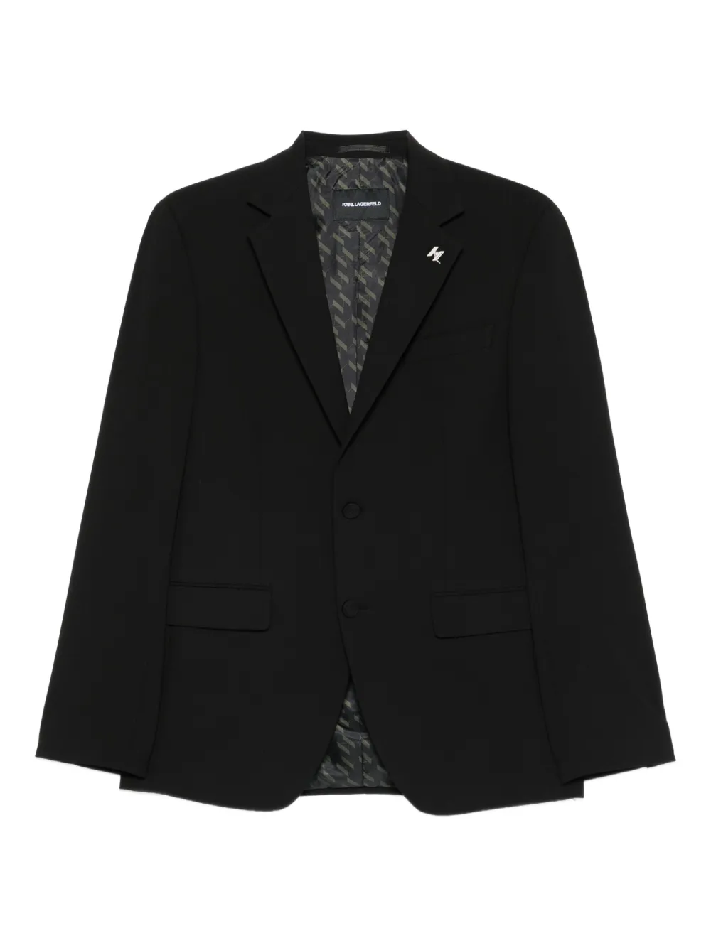 Блейзер с логотипом KARL LAGERFELD, черный
Блейзер с логотипом KARL LAGERFELD, черный