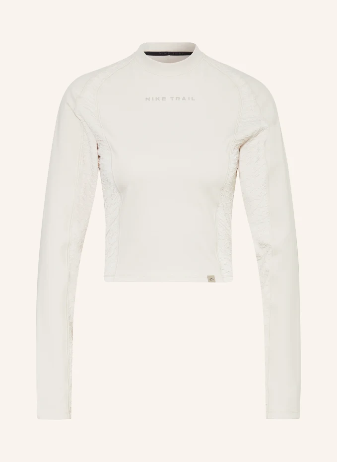 Беговая рубашка dri-fit trail Nike, бежевый
Беговая рубашка dri-fit trail Nike, бежевый