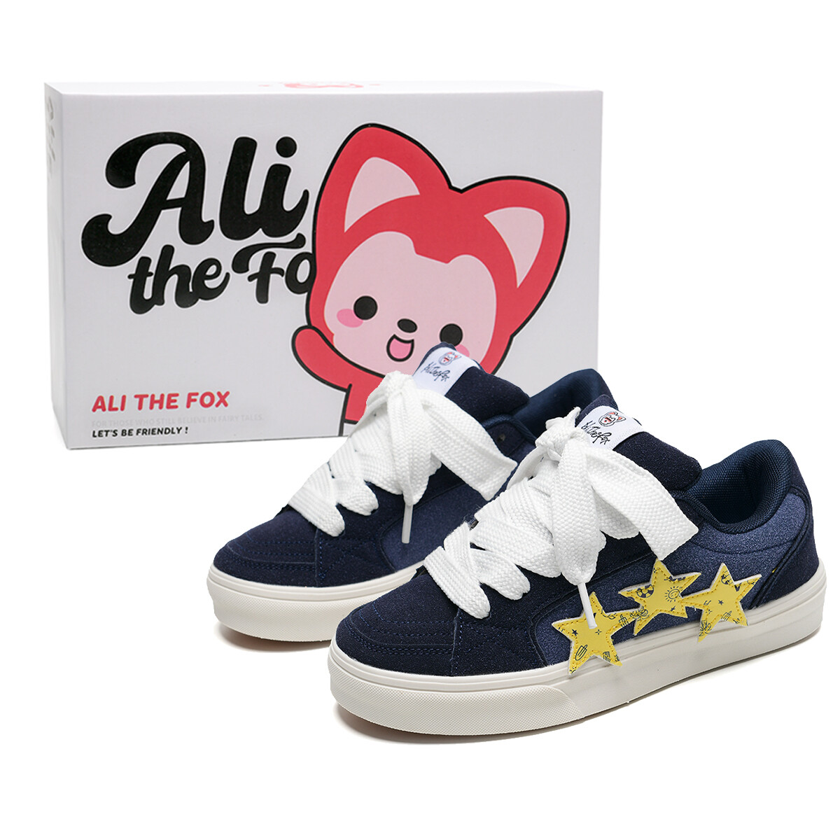 Кеды, обувь для скейтборда унисекс с низким верхом Ali The Fox, темно-синий
Кеды, обувь для скейтборда унисекс с низким верхом Ali The Fox, темно-синий