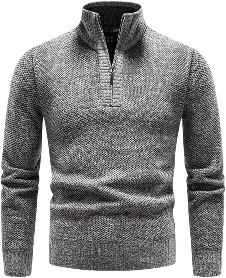 Мужской флисовый полузастегивающийся свитер Pullover толстый теплый вязаный Slim Mock Neck Nlievara
Мужской флисовый полузастегивающийся свитер Pullover толстый теплый вязаный Slim Mock Neck Nlievara