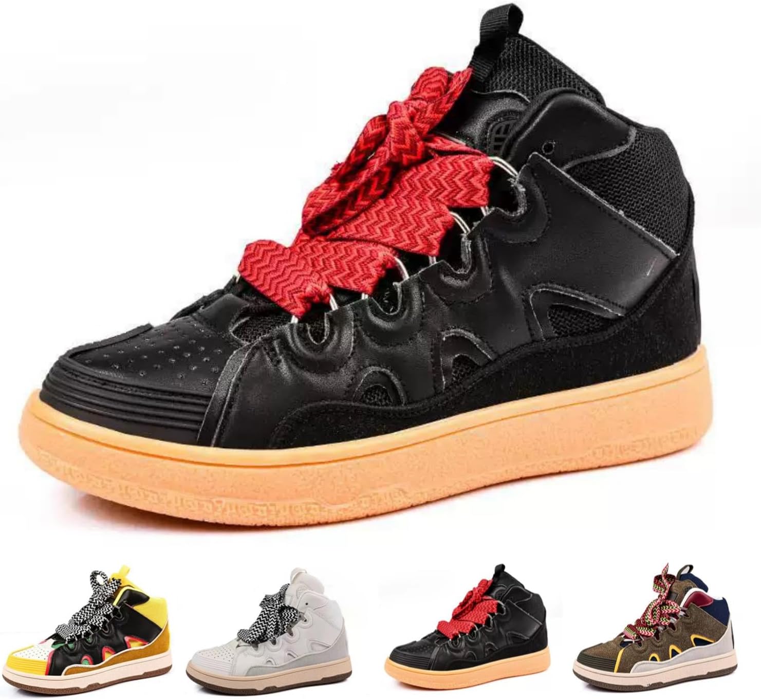 Модные высокие массивные кроссовки для женщин и мужчин, ретро кроссовки-папины для пар, стильные, удобные кроссовки для ходьбы Macefil, черный
Модные высокие массивные кроссовки для женщин и мужчин, ретро кроссовки-папины для пар, стильные, удобные кроссовки для ходьбы Macefil, черный